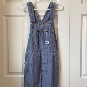Railroad Striped Bib Overalls